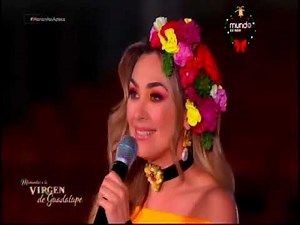 Aracely Arambula Canta a la Virgen de Guadalupe 2020 Mucha Salud Y Mucha Esperanza Tv Azteca