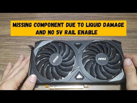 𝗣𝗨 𝗥𝗲𝗽𝗮𝗶𝗿 - 𝗥𝗧𝗫 𝟯𝟬𝟲𝟬 - 𝗟𝗶𝗾𝘂𝗶𝗱 𝗱𝗮𝗺𝗮𝗴𝗲 𝟱𝗩 𝗿𝗮𝗶𝗹 𝗻𝗼 𝗲𝗻𝗮𝗯𝗹𝗲