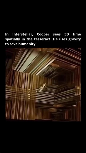 Remarkable Facts on Instagram: "Follow @remarkable.facts if you want to get smarter every day. -------------- The climactic sequence in the film *Interstellar* depicts the protagonist, Cooper, entering the gargantuan black hole Gargantua. Rather than experiencing the immediate and crushing gravitational forces that would typically ensue in such an astrophysical phenomenon, the film employs a creative license, introducing the concept of a tesseract. This visually striking representation offers a 