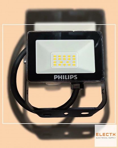 Philips 10W LED Floodlight 220V 4000K Neutral White BVP150 G2, 10W LED Neutral White Flood Light