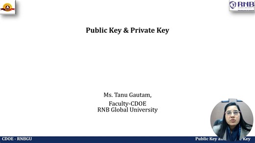 MBA-1 SEM-IT FOR MANAGERS -Public key and private key