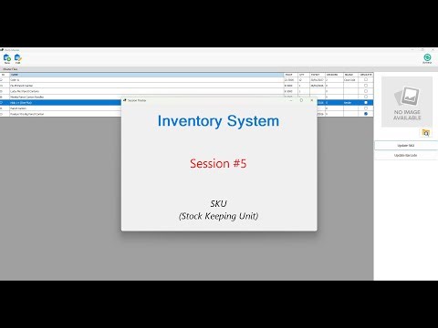 INVs5 - Inventory System - Session #5 - SKU