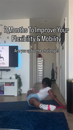 START NOW. 2 month flexibility challenge. Link in my bio to sign up 61 days of flexibility training provided by recorded follow along videos. You will also get support directly from me🥰🤸🏾‍♂️ Yes this challenge is beginner friendly but beginner friendly doesn’t mean easy! Working on everything strength. Hips, hamstrings, ankles, knees, back,neck and shoulders! Mobility, strength and flexibility training for all. See you on the challenge! 🫵🏾😋 #fyp #flexibilitychallenge #flexibility #hipopeni