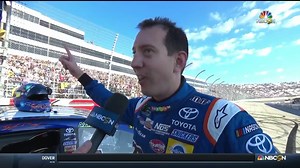 Kyle Busch caught Chase Elliott with a lap to spare to win at Dover International Speedway! | NBC Sports