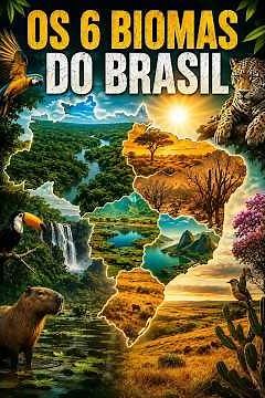 🌎 OS 6 BIOMAS DO BRASIL – UM PAÍS, SEIS MUNDOS DIFERENTES!