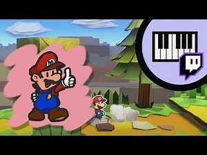 Paper Mario Color Splash - Sunglow Ridge (Piano Stream Highlight)