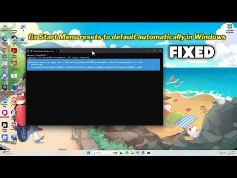 (FIXED) Start Menu resets to default automatically in Windows