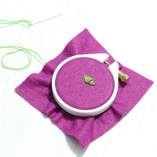 Mini 2" / 5cm Non-slip Embroidery Hoop Small Embroidery Ring - Etsy