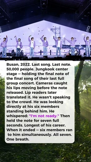 What Jungkook Whispered Into the Microphone Before the Very Last Note of BTS's Last Full Group Conce