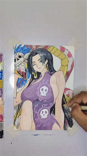 Drawing Board Hancock from #onepiece #art #shorts #reels #artwork