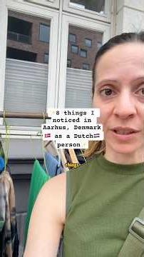 These 8 things caught my eye in Aarhus Denmark 🇩🇰👀 from the POV of a Dutch person 🇳🇱🧀