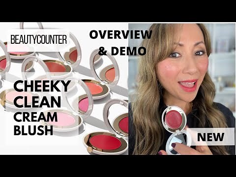 NEW Beautycounter Cheeky Clean Cream Blush Demo & Overview