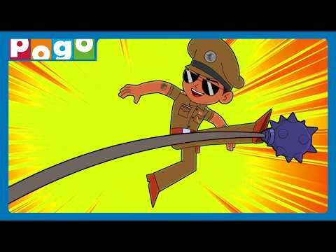 Singham Matlab Hero-giri!👊⚡| Little Singham🦁 Cartoon in Hindi😍| ‪@PogoChannel‬ ​