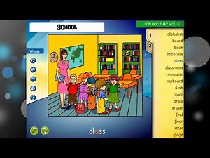 SCHOOL 1 - STARTERS Word Lists - Từ vựng luyện thi tiếng Anh | Lớp Học Thầy Mol