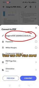 How to make a PDF file from images