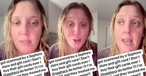 ‘What does my bank have to do with this?’ – Sephora Customer Think She’s Getting Scammed After She Bought One Of Their Gift Cards