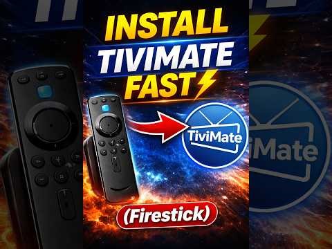 Install TiviMate FAST ⚡ (Firestick)