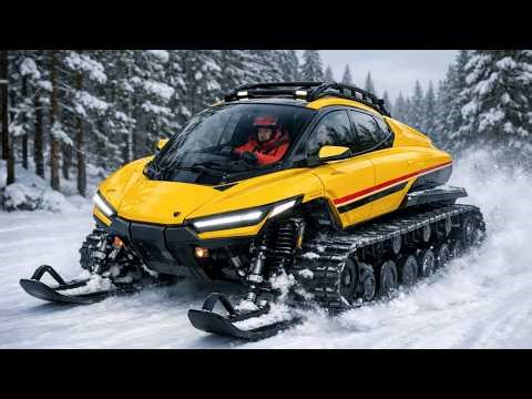 NEXT LEVEL SNOW ALL-TERRAIN VEHICLES THAT YOU HAVE NEVER SEEN BEFORE!