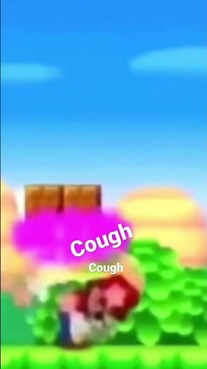 Coughing while growing as Mario #meme #funny #nintendo #gaming