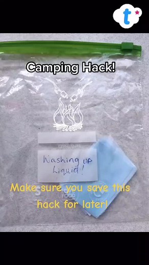 Space-Saving Dishwashing Hack for Camping