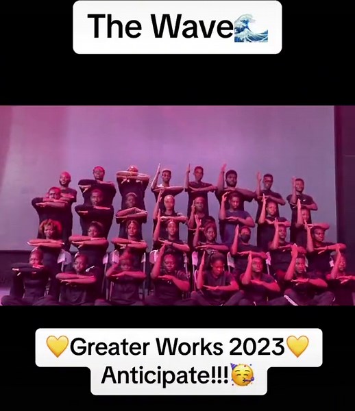 Sneak peak of our Ministration for Greater Works 2023🥳🥳 It’s 5 days to GW2023💛🥳 #icgcworldwide #icgcspirit✊🏿 #icgcchristtemple #greaterworks2023 #gw23💃🏽🔥🙌🏾 #dancechallenge #foryourpage #goviral #thewave #gatherings #blowthisupforme