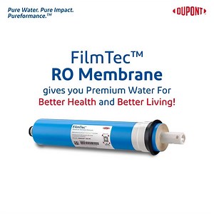 7.5K views · 16 reactions | FilmTec™ RO Membrane safeguards your drinking water against chemicals, bacteria and impurities. Bringing you only safe, pure and premium drinking water every day! | DuPont Water Solutions India | Facebook