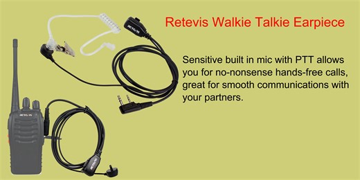 Watch The best K Head 2 Pin Acoustic Tube Headset on Amazon Live