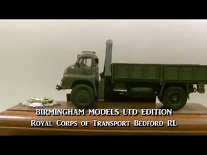 Bedford RL Dropside with Atlas Crane Royal Corps of Transport Birmingham Models