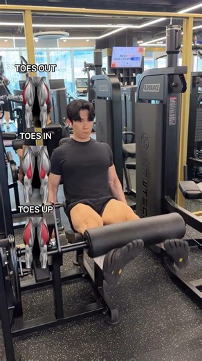 🔽3 Leg Extension Foot Angle Variations🔽
