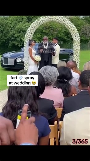 Fart Spray Prank at Wedding: Hilarious Reactions Captured