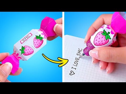 TOO CUTE TO BE REAL! 😍 Mini Paper Crafts for School & More