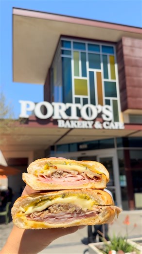 Porto's Bakery & Café on Instagram: "Some suggestions  #portos #seasonal #portosbakery #yucafries #summerpeachtartlet #cubano #lunch #bakery #cafe #new #ube #matcha"