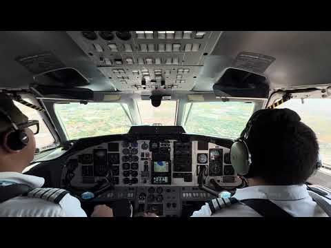 BAe Jetstream 31 landing at RWY 10 SVVA (Valencia, Venezuela)