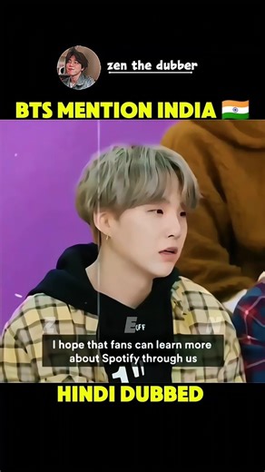 bts mention india 🇮🇳 Hindi dubbed #bts