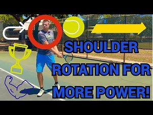 HOW TO USE UPPER BODY ROTATION TO HIT HARDER BACKHANDS