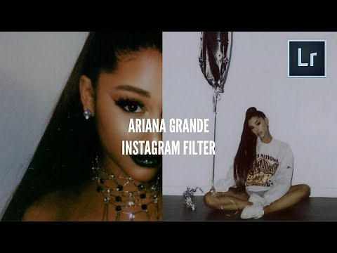 ARIANA GRANDE Polaroid Instagram Filter Mobile Tutorial (@arianagrande)