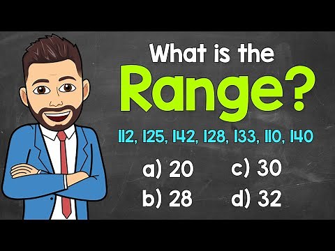 What is the Range? | Example Question | Math with Mr. J