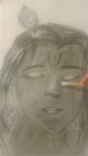 Krishna ji drawing
