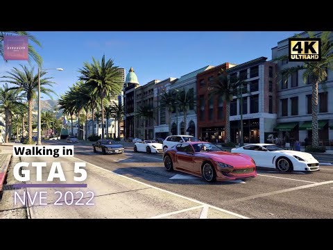 Sunny Morning Walk around Downtown Los Santos