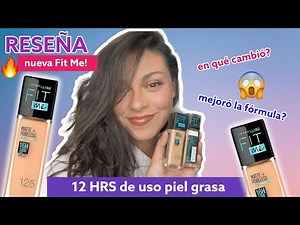 🔥NUEVA BASE FIT ME? 😱 QUE CAMBIÓ? +11 HRS EN PIEL GRASA! funciona? 🤔... | KAREN GUP
