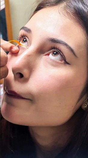 Soft contact Lens fitting. A hands on class with MS Optometry students. #optometry #eyetraining