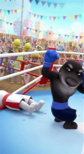 The Final Round Begins!⚡#dogfight #animalboxing #funnyanimation #cinematicanimation