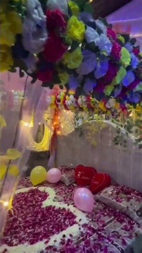 1st night bed decoration ideas honeymoon couple room Decoration #ytshorts #viral #trending