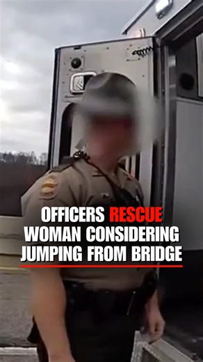 BRIDGE RESCUE: Tennessee Highway Patrol officers rescued a woman who appeared to be in crisis after she was seen standing on the edge of a bridge. Officers were able to de-escalate the situation and safely pull her back from the ledge before she was taken for medical care. | Fox News