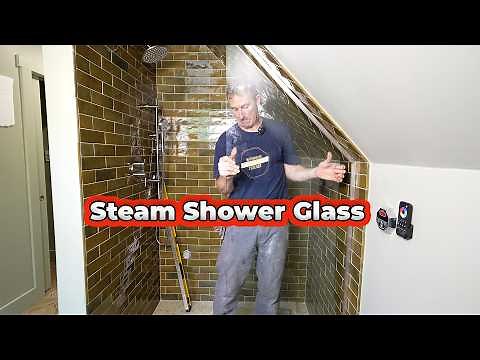 Steam Shower Custom Glass Enclosure DIY