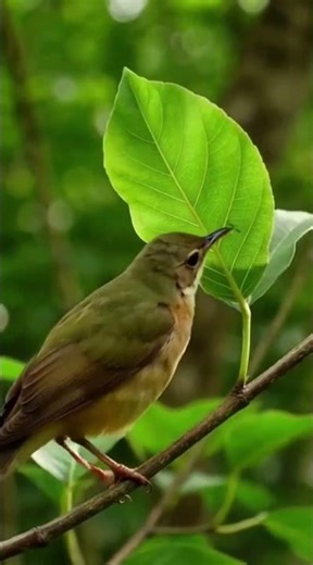 Tiny Tailorbird Sewing Its Nest 🧵🐦 (Unbelievable!)