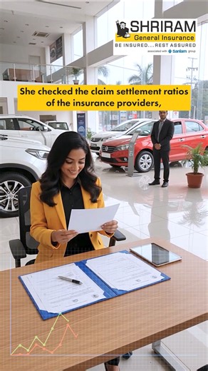 17K views · 87 reactions |  Bima did it right! She got her first motor insurance plan — not just by checking the premium, but by comparing claim settlement ratios too.  Because smart choices lead to secure journeys! ✨ Be smart. Be secure. Be like Bima. #BeLikeBima #SmartInsuranceChoice #MotorInsurance #ClaimSettlementRatio #ShriramGeneralInsurance #BeInsuredRestAssured #InsuranceMadeEasy #SecureYourDrive | Shriram General Insurance | Facebook