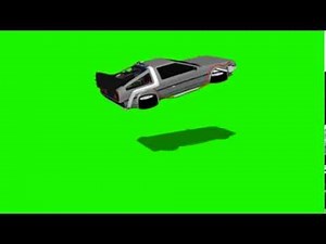 Back to the Future / DeLorean - green screen