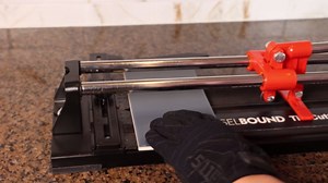 MusselBound® 14-inch Manual Wall Tile Cutter - Simple Score and Snap Tool for Wall Tile. Perfect for DIY Backsplashes - No Dust, No Mess