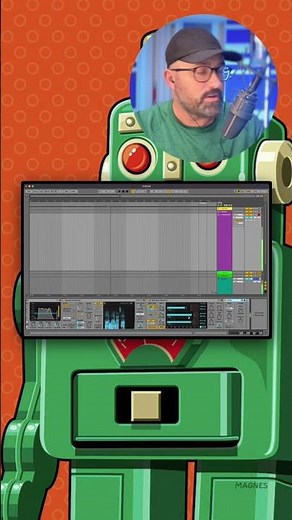Create a robotic voice in Ableton Live using native effects 🤖 #abletonlive #musicproduction #ableton